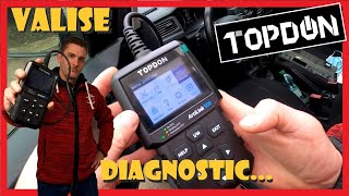 Présentation amp Test Valise Diagnostique TOPDON Artilink 500 vs DELPHI [upl. by Ameg435]