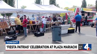 Fiesta Patrias celebrations at plaza mariachi [upl. by Cristal881]