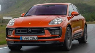 FIRST LOOK 2022 Porsche Macan S Papaya color interior driving and more [upl. by Eatnuahs]