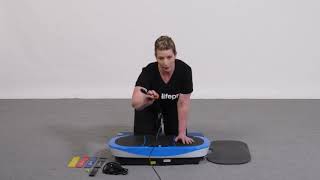 How to use vibration plate for exercise by LifePro thefitnessmachines vibration vibrationplate [upl. by Innoc962]