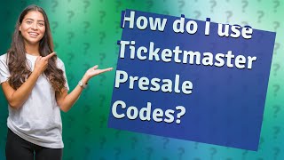 How do I use Ticketmaster Presale Codes [upl. by Karen228]