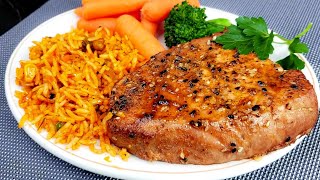 Quick and Easy Air Fryer Fish SteakTuna Steak Recipe in 10 minutes taste so so good Tasty [upl. by Iroj668]