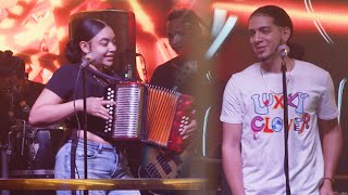 El Rubio Acordeon Ft Rubali Valerio  La Hija De Ramon En Vivo [upl. by Anam174]