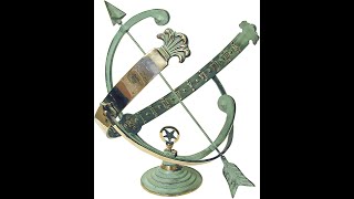 Large Brass Armillary Sundial [upl. by Corina431]