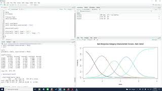 R ProgrammingGRM using ltm package  polytomous IRT model [upl. by Page675]