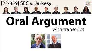 Oral Argument SEC v Jarkesy [upl. by Ojeibbob]