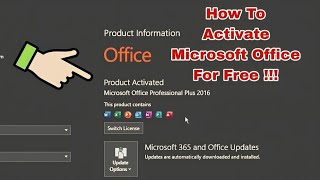 How to Activate Microsoft Office for Free in 2024  Simple Method [upl. by Yema492]