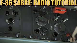 F86F Sabre Radio Tutorial  DCS WORLD [upl. by Couture131]