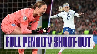 Full Penalty Shootout  England 11 Brazil 42 Penalties UEFA Womens Finalissima  England [upl. by Urita]