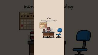 WTF funny cartoon calendar weekly work office fypシ゚viral fypシ゚ foodie enjoy [upl. by Attenreb66]