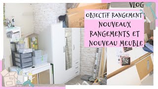 OBJECTIF RANGEMENT 2  Nouveaux rangements et nouveau meuble  VLOG [upl. by Odrahcir]