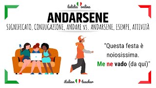 ANDARSENE  Verbi pronominali  Intermediate Italian [upl. by Wilber]