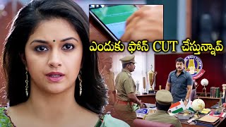 Keerthy Suresh And Vikram Love Emotional Scene  Saamy 2 Movie Scenes  Cinema Theatre [upl. by Auod]