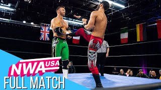 FULL MATCH  Nick Aldis vs Ariya Daivari  NWA USA S2E4 [upl. by Yduj]