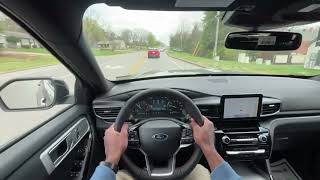 2023 Ford Explorer ST Line POV Test Drive 23 Turbo 4 Cylinder [upl. by Lletnuahs]