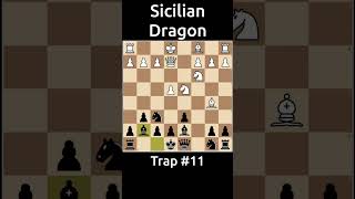 🔥 Sicilian Dragon Traps Unveiled  Trap 11 ♟️ [upl. by Japheth206]