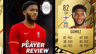 SIGUE SIENDO IGUAL DE CHETADO  JOE GOMEZ 82 REVIEW  FIFA 22 [upl. by Eidnalem]