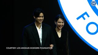 2024 Dodgers Foundation Blue Diamond Gala Shohei Ohtani Mamiko Tanaka amp more introductions [upl. by Notnroht423]