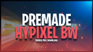 Minecraft Premade Hypixel Bedwars Server 17x  119x  FREE Download 🦴 GamePvP [upl. by Read330]