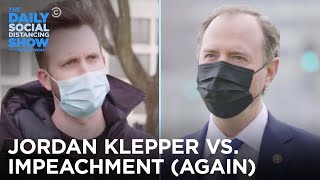 Jordan Klepper Asks Trump Supporters Impeachment v1 or v2  The Daily Social Distancing Show [upl. by Radu]