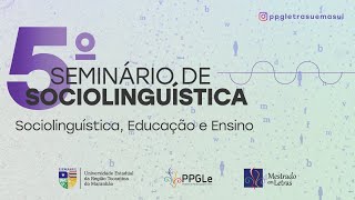 5º Seminário de Sociolinguística [upl. by Carmena327]