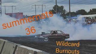 summernats 36 day 2 burnout wildcard highlights [upl. by Alolomo]