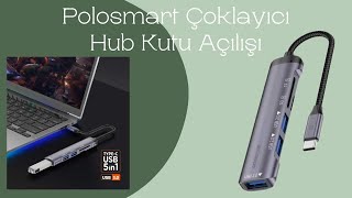 Bimde Satılan Polosmart PGS407 Dönüştürücü Hub Kutu Açılışı [upl. by Olonam700]