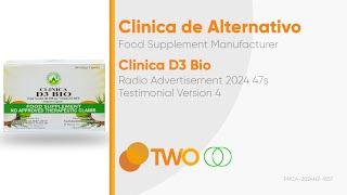 Clinica D3 Bio Radio Ad 2024 47s Testimonial Version 4 [upl. by Herrmann]