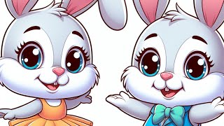 Les lapins sont des présentateurs de télévision  Comptines pour enfants [upl. by Lotsyrc]