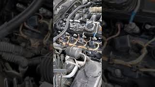 N54 motor Index 12s going in how to remove injectors with no special tools [upl. by Eekaz]