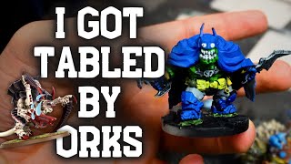 Crusher Stampede Battle Report Review  Tyranids VS Orks 10th Edition 40K January 2024 [upl. by Trygve]