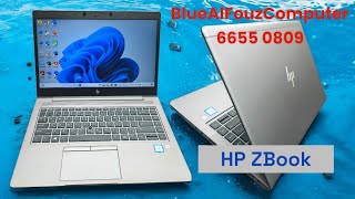 HP ZBook 14u G5Core i78650U16GB RAM512GB NVMe SSD14quotFHD BackLight KeyboardFingerprint Windows11Pro [upl. by Aseel]