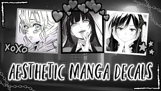 Aesthetic Manga decalsdecal id  For your Royale high journal \๑╹◡╹๑ﾉ [upl. by Nwadahs178]