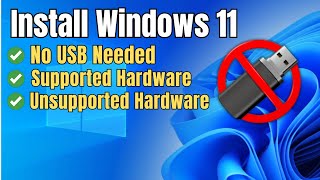 Install Windows 11 24H2 Without a USB Drive – Quick amp Easy Method [upl. by Lamaj95]