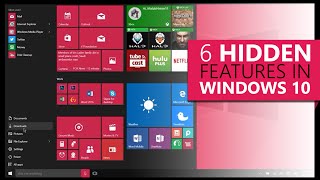 6 Hidden Features in Windows 10 [upl. by Zebulon732]