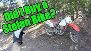 Did I Buy A Stolen Bike Bonded Title Process Colorado [upl. by Lrae569]