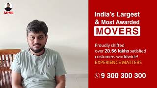 Agarwal Packers and Movers From Gurgaon to Hyderabad Client Review agarwalpackersandmoversreview [upl. by Irod965]