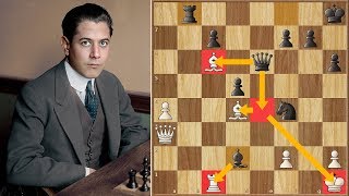 Theres Nothing to Do Here  Tarrasch vs Capablanca  St Petersburg 1914 [upl. by Esoj234]