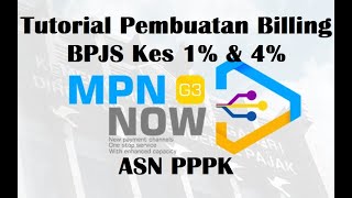 TUTORIAL PEMBUATAN BILLING BPJS KESEHATAN 1 dan 4 ASN PPPK PART5 [upl. by Euphemiah]