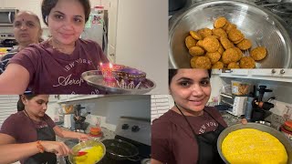 15 min ma koparapak recipe kalichaudash ma banavya vada and puri vandanavlogs [upl. by Nylac420]