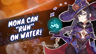 MONA CAN RUN ON WATER  Genshin Impact [upl. by Ninette446]