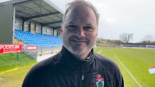 Manager Interview  CPD Bae Colwyn vs Pontypridd [upl. by Rorie275]