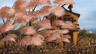 Procreate Landscape Painting Tutorial  Digital Art For Beginners [upl. by Dylan]