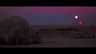 Binary sunset from A New Hope Star Wars The Digital Movie Collection [upl. by Eiliak]