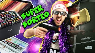 El MAYOR SORTEO PARA DIBUJANTES QUE HAS VISTO EN YOUTUBE  Especial 15M suscriptores  ArteMaster [upl. by Emma]