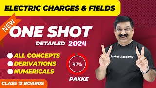 Electric Charges and field OneShot 💥NCERT Class 12 Physics Chap 1 One shot Subscribe ArvindAcademy [upl. by Aztiram]