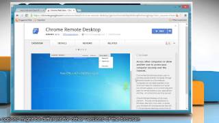 How to install the Chrome Remote Desktop app in Google™ Chrome on a Windows® 81 PC [upl. by Eninotna]