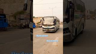 Brand New Indra AC Bus RCT Depot Hydrabad To Rayachoty 😱🔥🚍హైదరాబాద్ To రాయచోటి shorts travel [upl. by Drislane]