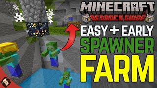 How Mob Spawner Farms Work 121  Minecraft Bedrock Guide 121 Ep4 [upl. by Aili]