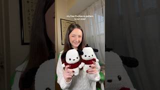 FREE Pochacco Crochet Pattern amigurumi crochet crochetpatterns [upl. by Anivol]